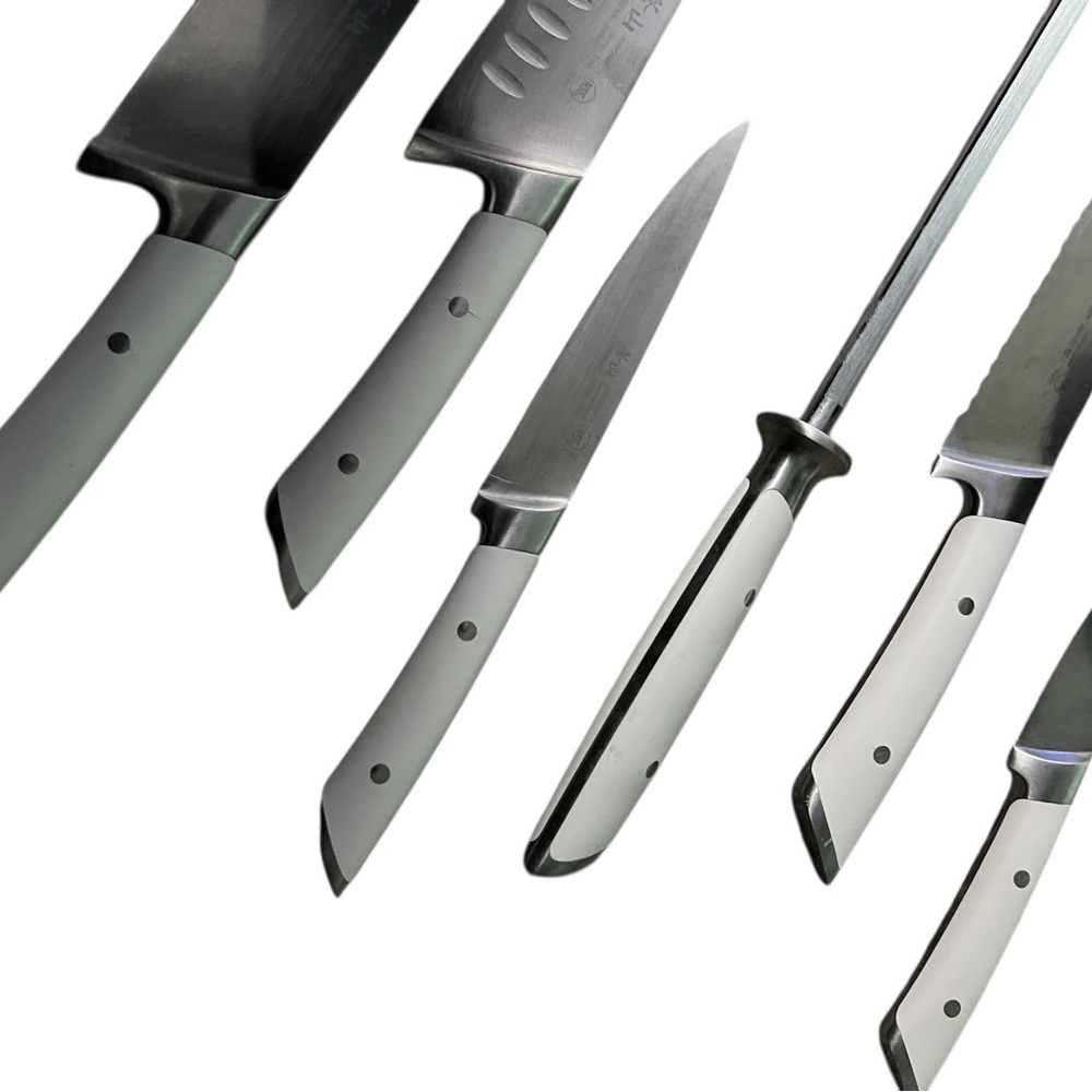 Cangshan White Knife Set with Block - Picture 5 of 10